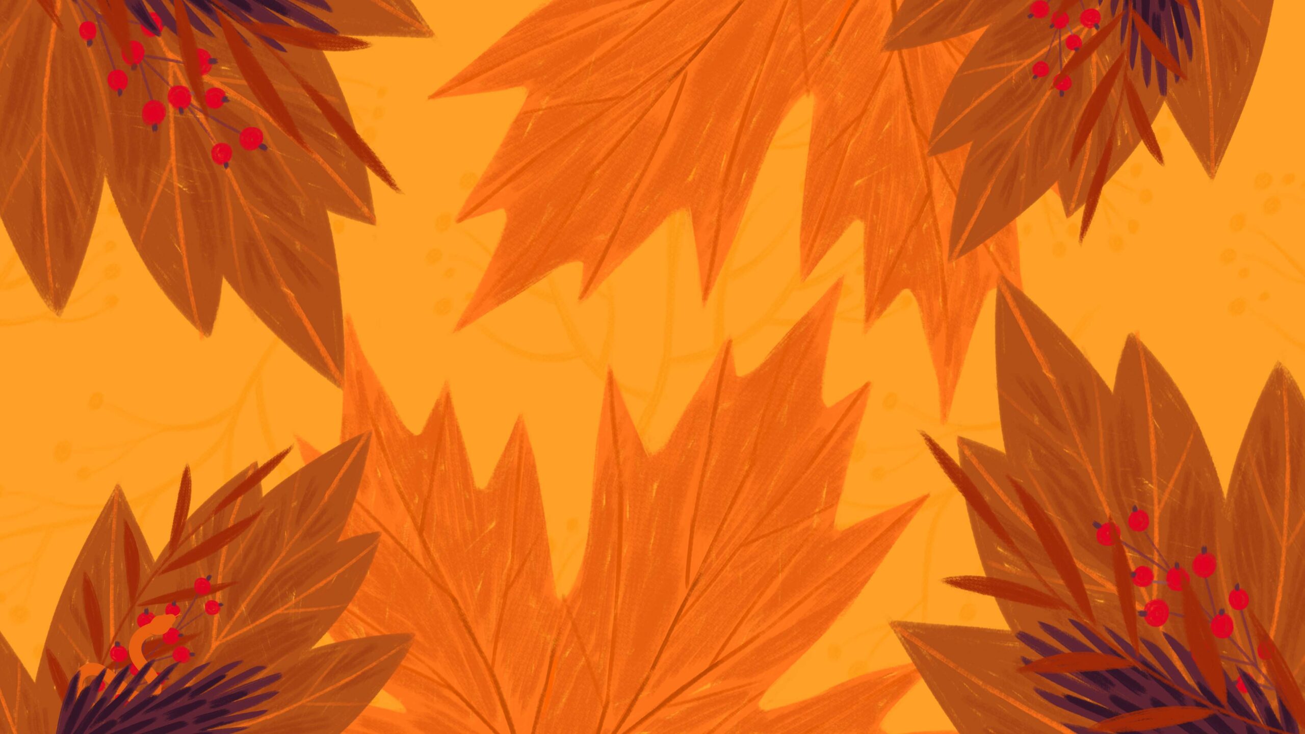 Epic Fall Web Background -4k Q4