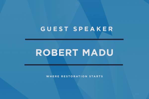 Guest Speaker: Robert Madu
