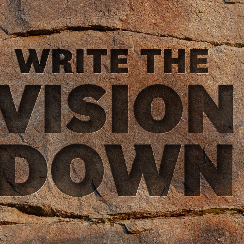 Write the Vision Down